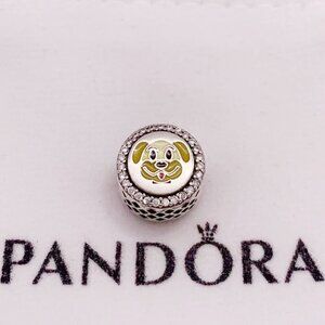 Pandora Dog Animal Printing Exclusive Charm Pendant S925 Silver 